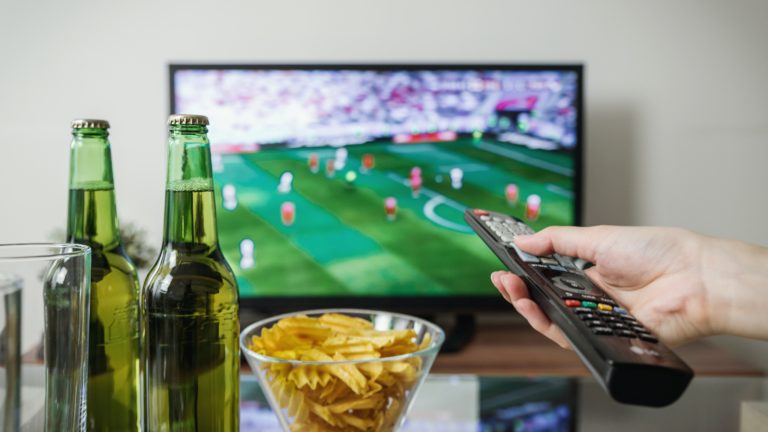 Best buy TVs in action with a party